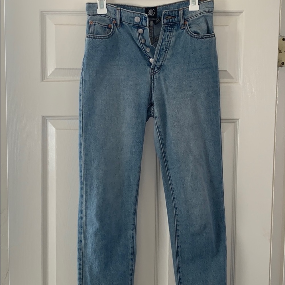 BDG High-Waisted Slim Straight Jeans (UO)